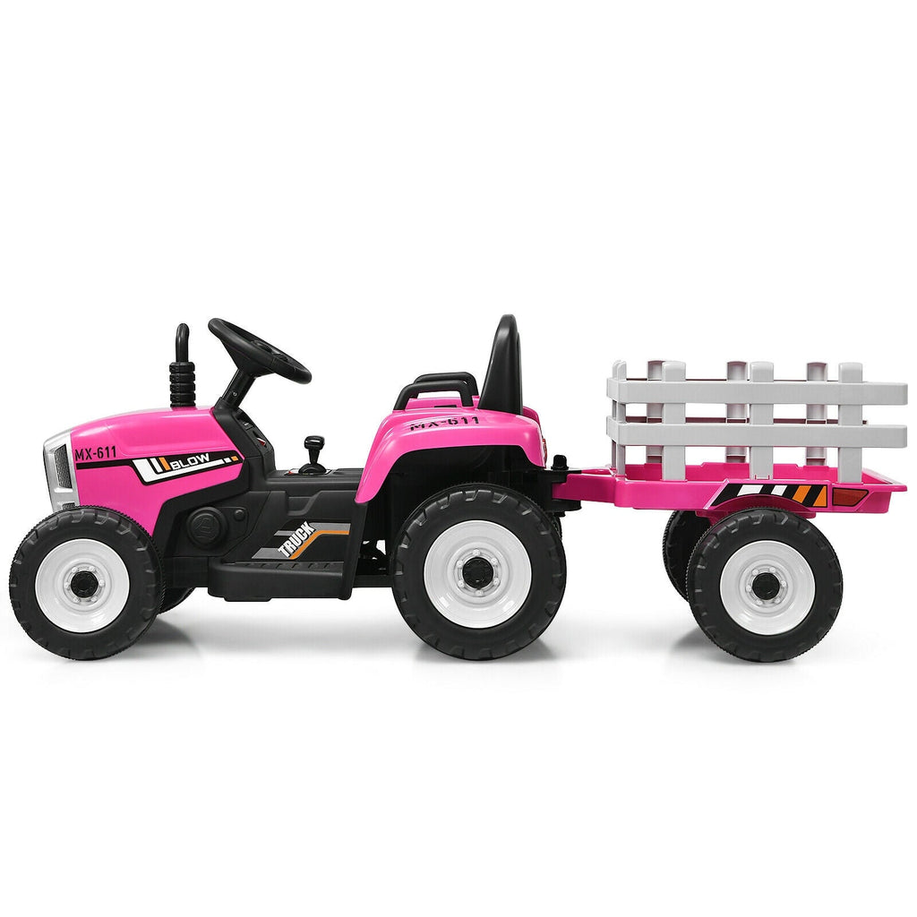 Tractor with 3-Gear-Shift & Ground Loader for Kids 3+ Years Old GBruno Store