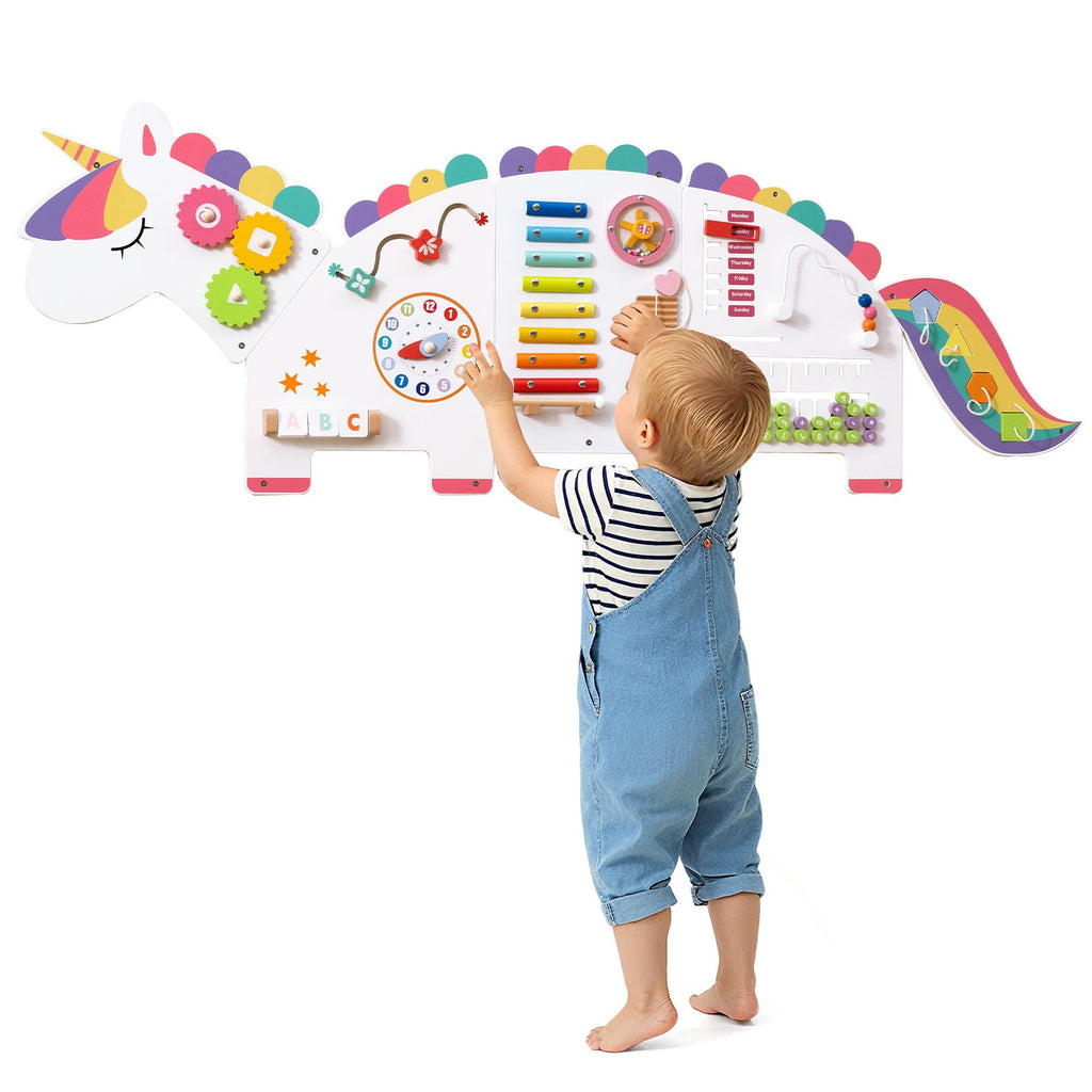 11-in-1 Dinosaur Activity Wall Busy Board Panels for Toddlers Education and Early Development DirectDeals