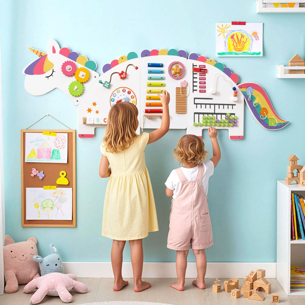 11-in-1 Dinosaur Activity Wall Busy Board Panels for Toddlers Education and Early Development DirectDeals