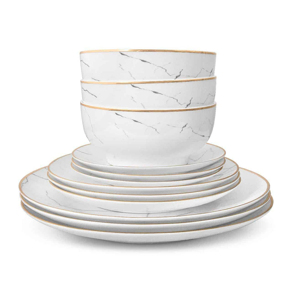 Carrera Marble Dinnerware Set little white dish