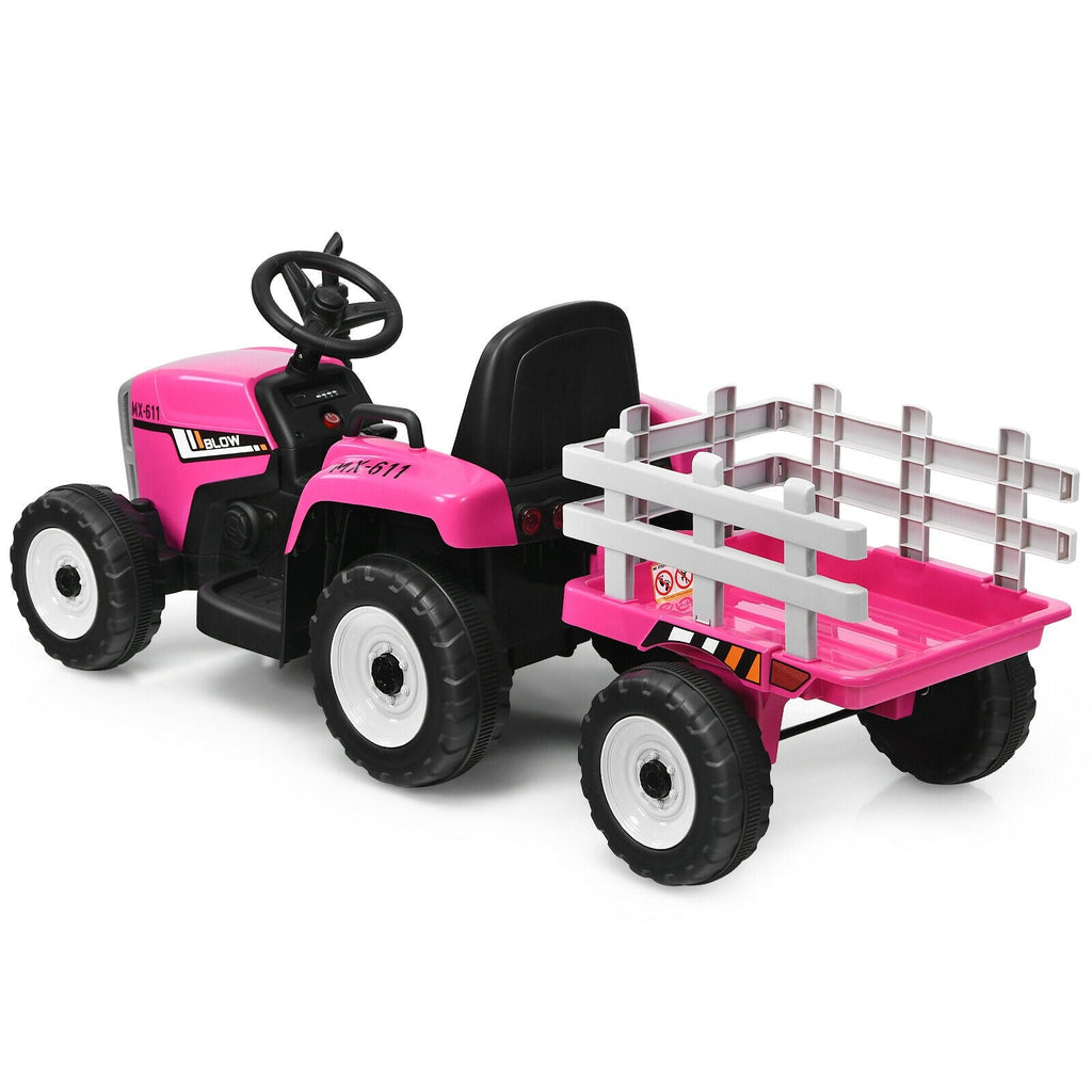 Tractor with 3-Gear-Shift & Ground Loader for Kids 3+ Years Old GBruno Store