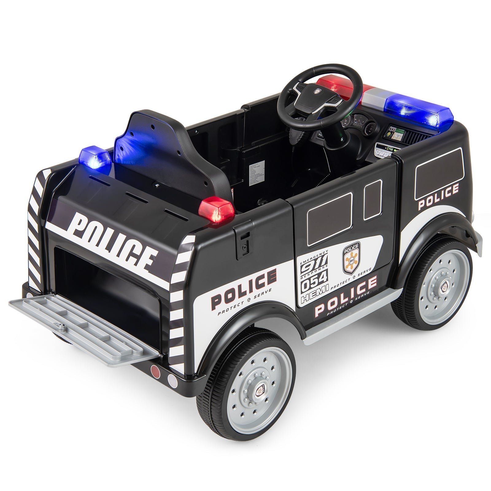 12V Battery Powered Electric Vehicle with 3 Speeds & Megaphone GBruno Store