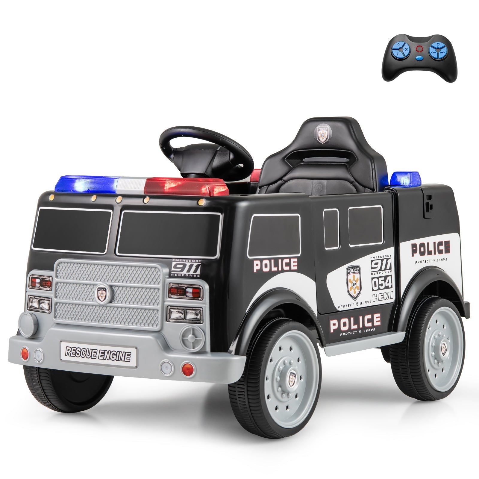 12V Battery Powered Electric Vehicle with 3 Speeds & Megaphone GBruno Store