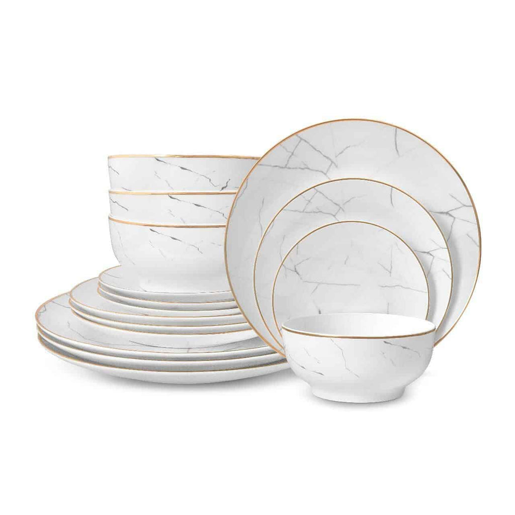 Carrera Marble Dinnerware Set little white dish
