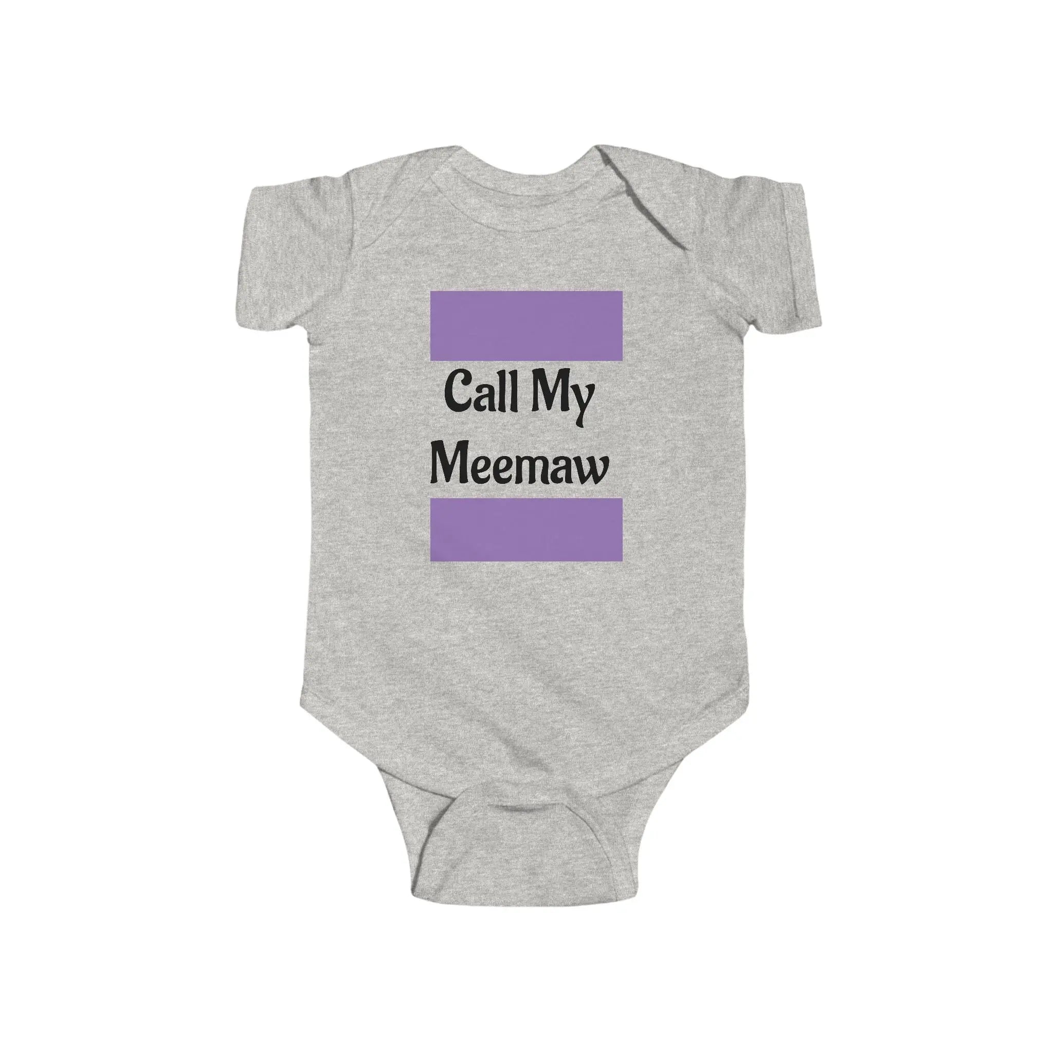 "Call My Meemaw" Cute Baby Onesie, Grandparent Gift Meemaw's Atelier