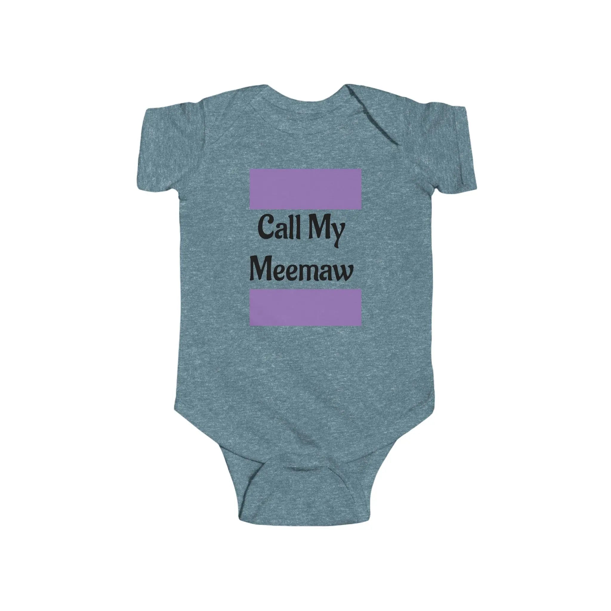"Call My Meemaw" Cute Baby Onesie, Grandparent Gift Meemaw's Atelier