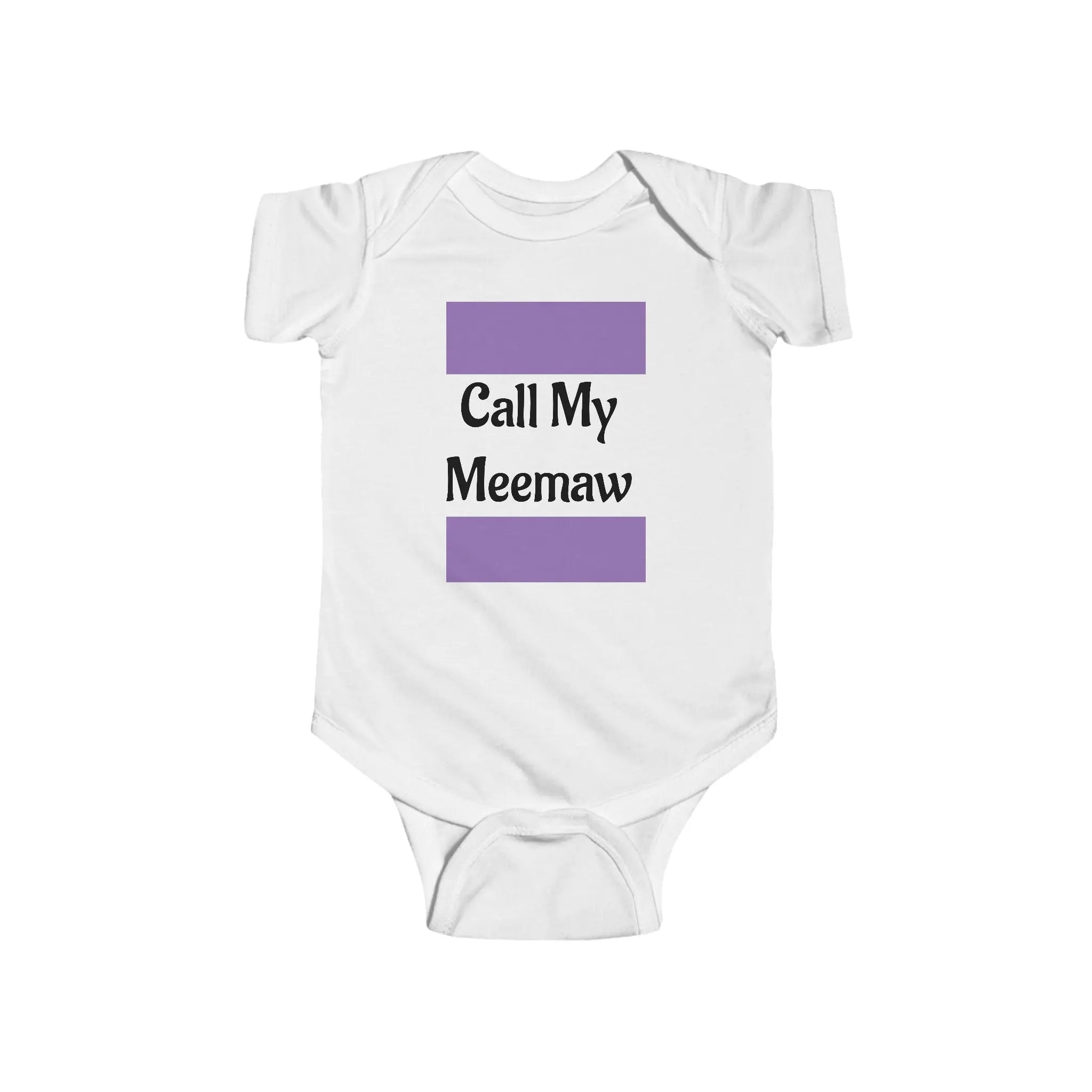 "Call My Meemaw" Cute Baby Onesie, Grandparent Gift Meemaw's Atelier