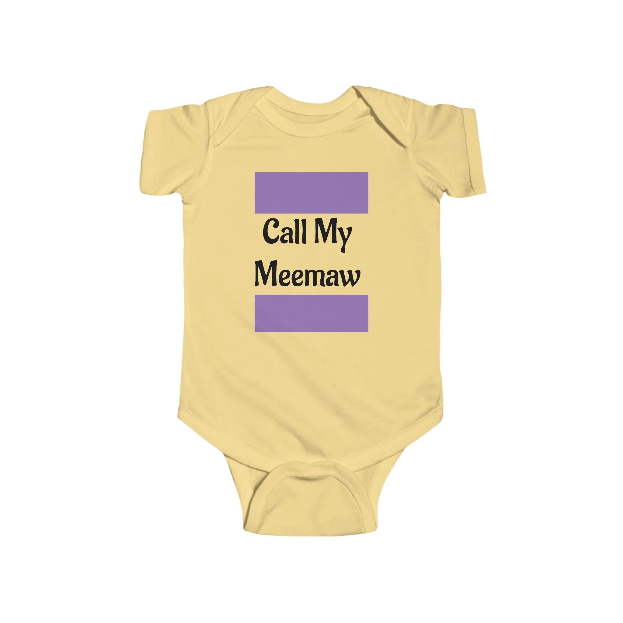 "Call My Meemaw" Cute Baby Onesie, Grandparent Gift Meemaw's Atelier