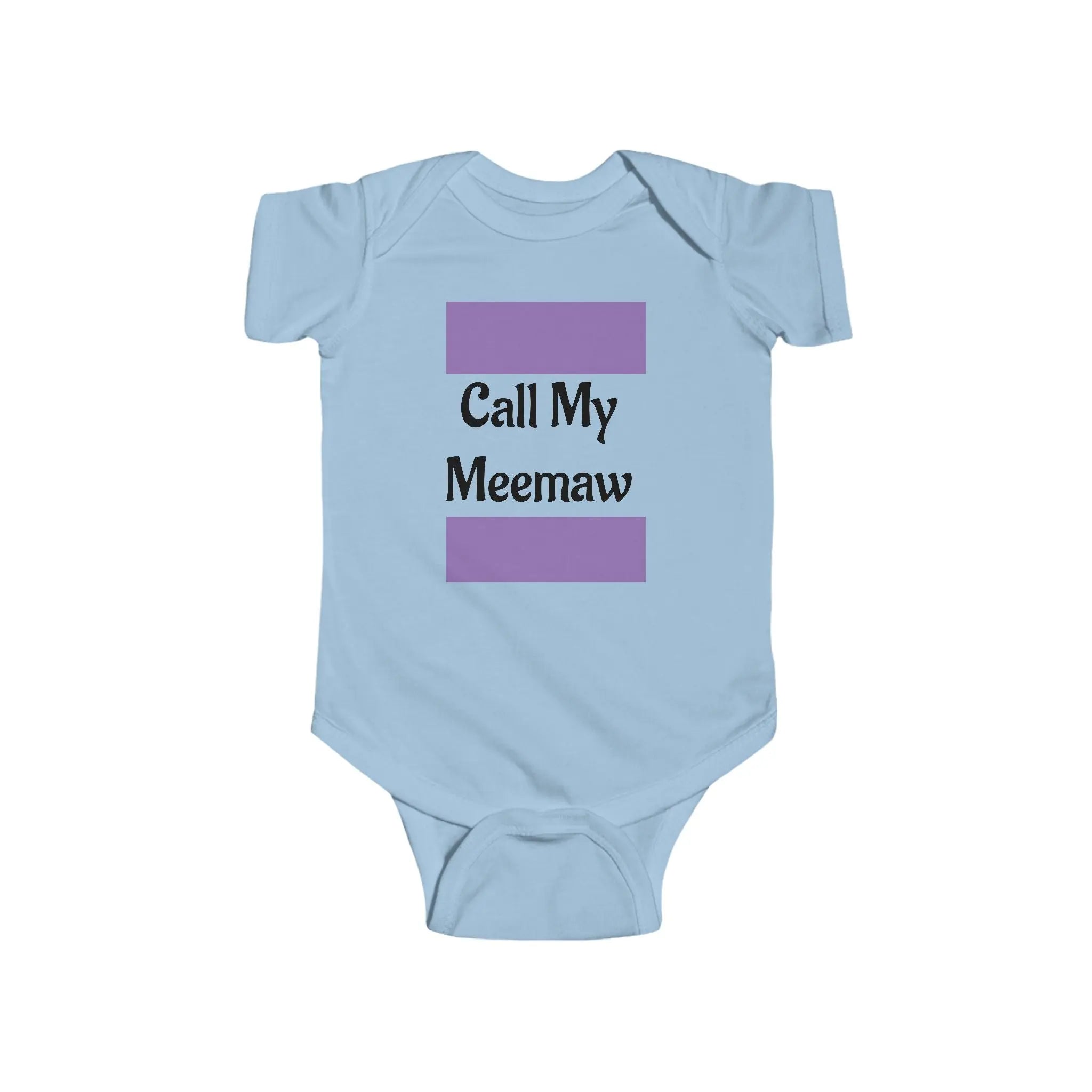 "Call My Meemaw" Cute Baby Onesie, Grandparent Gift Meemaw's Atelier