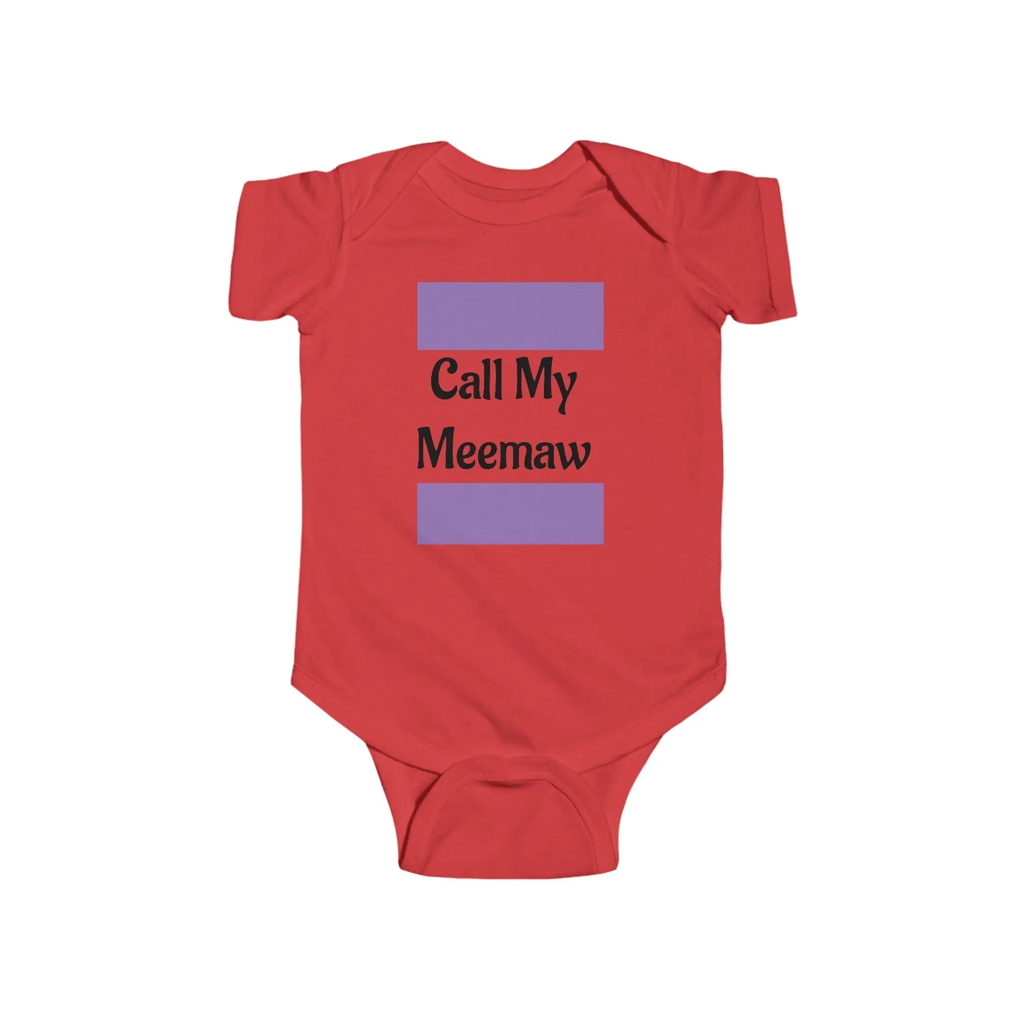 "Call My Meemaw" Cute Baby Onesie, Grandparent Gift Meemaw's Atelier
