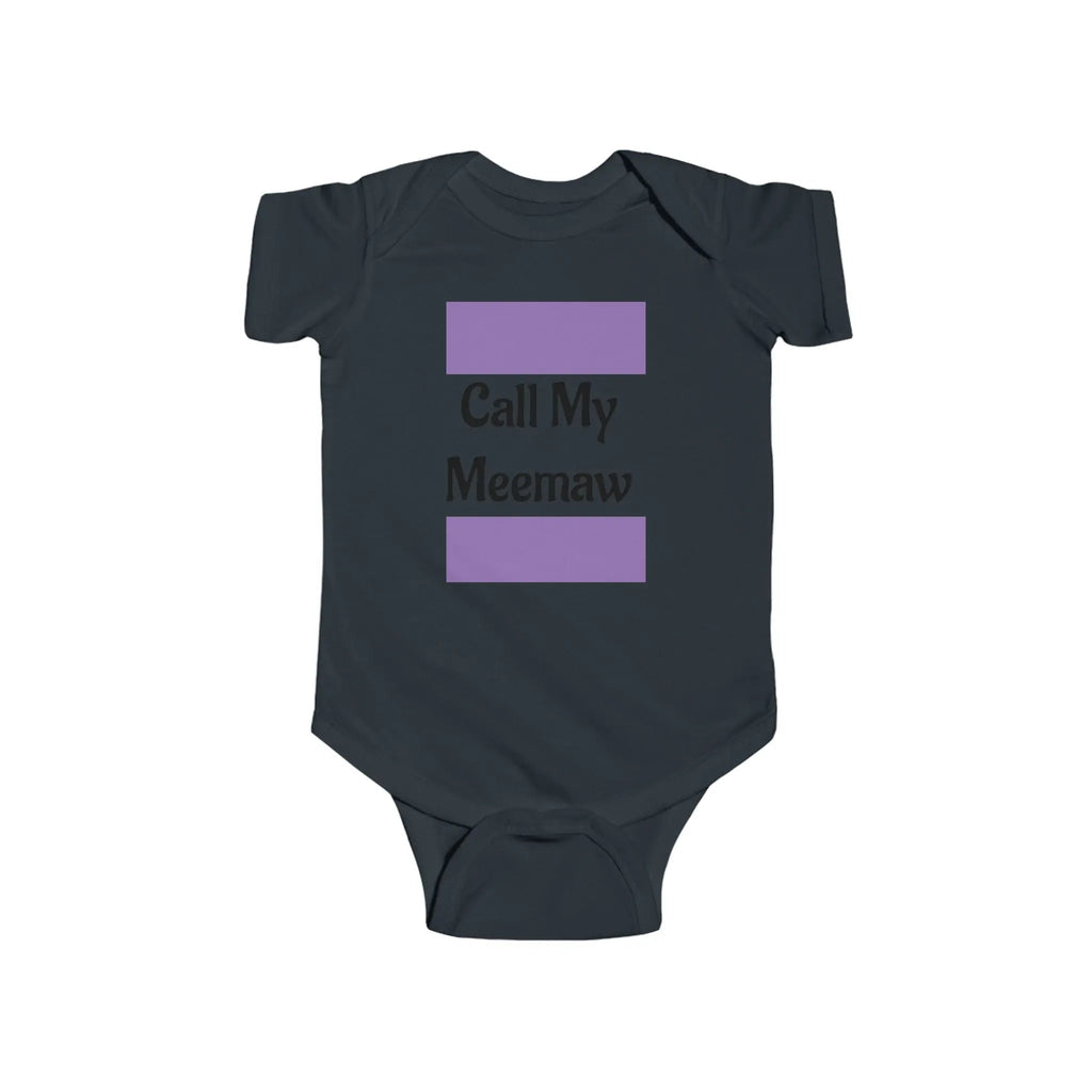 "Call My Meemaw" Cute Baby Onesie, Grandparent Gift Meemaw's Atelier