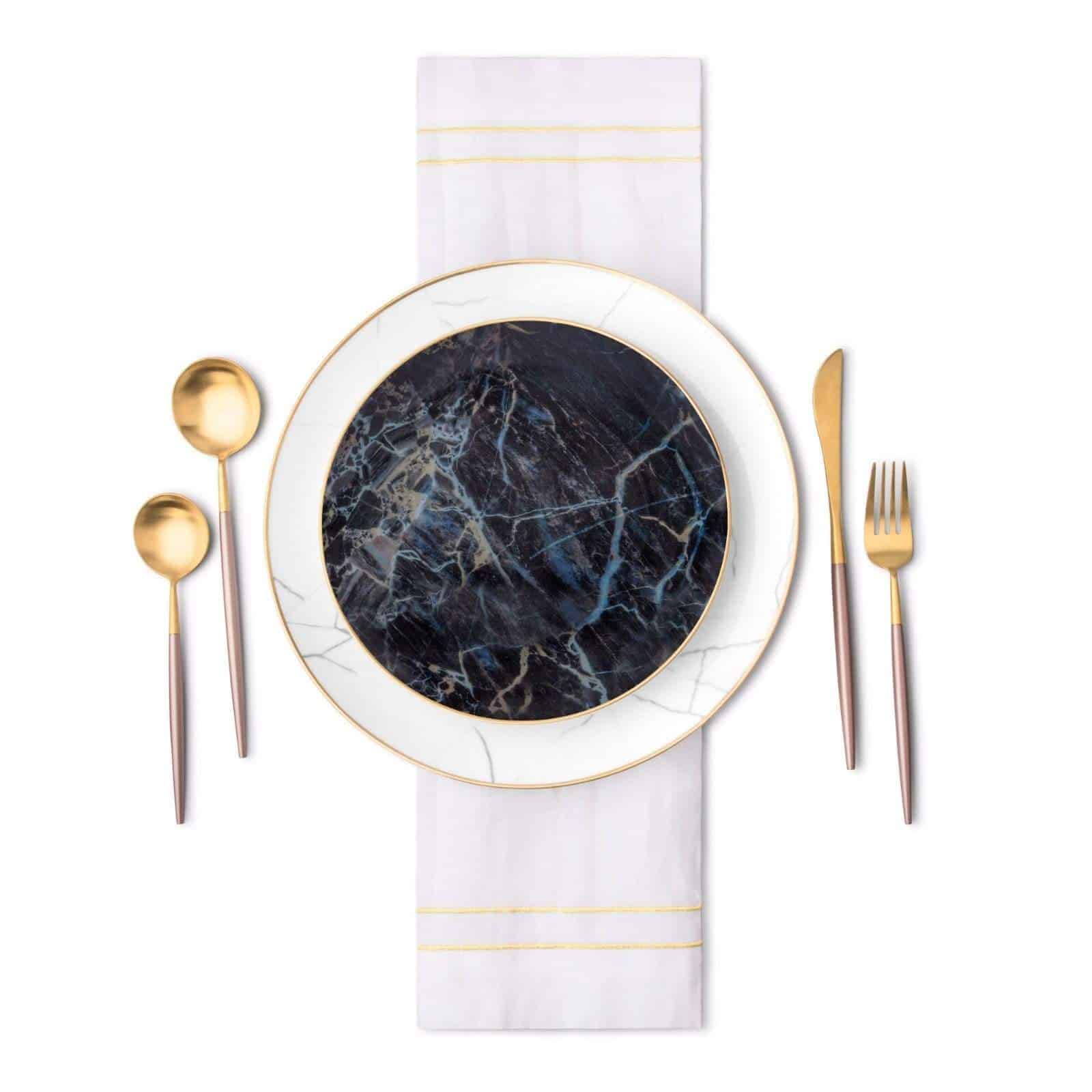 Carrera Marble Dinnerware Set little white dish