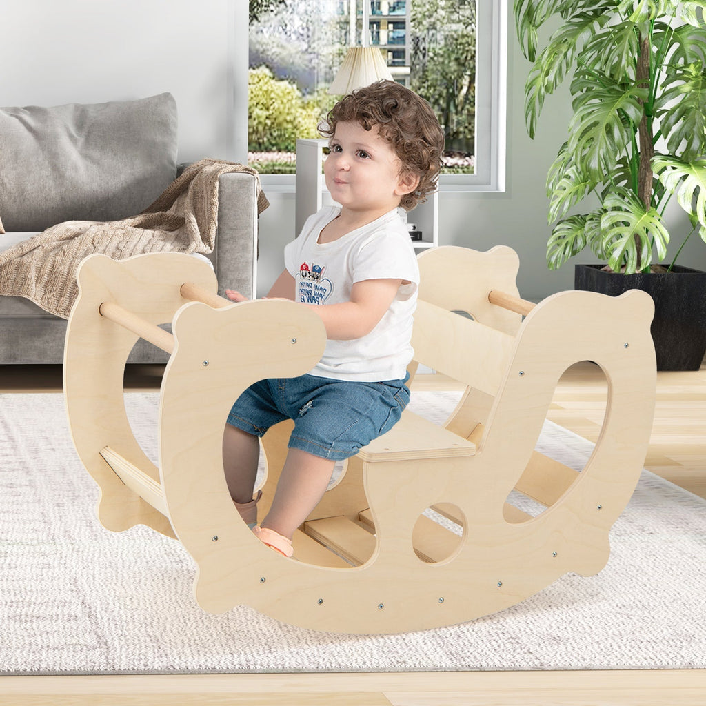 Montessori Rocking Horse Arch Climbing Toy GBruno Store
