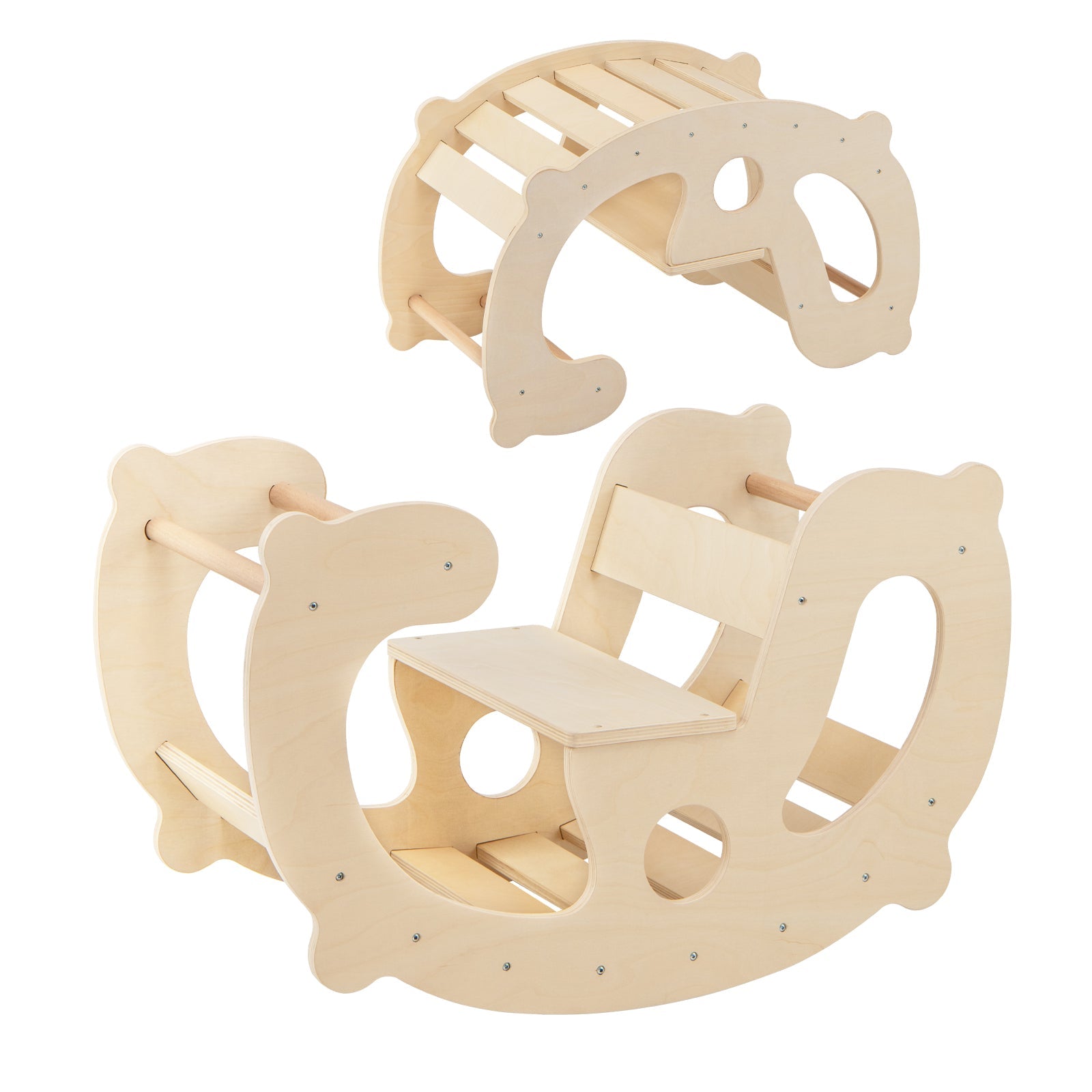 Montessori Rocking Horse Arch Climbing Toy GBruno Store