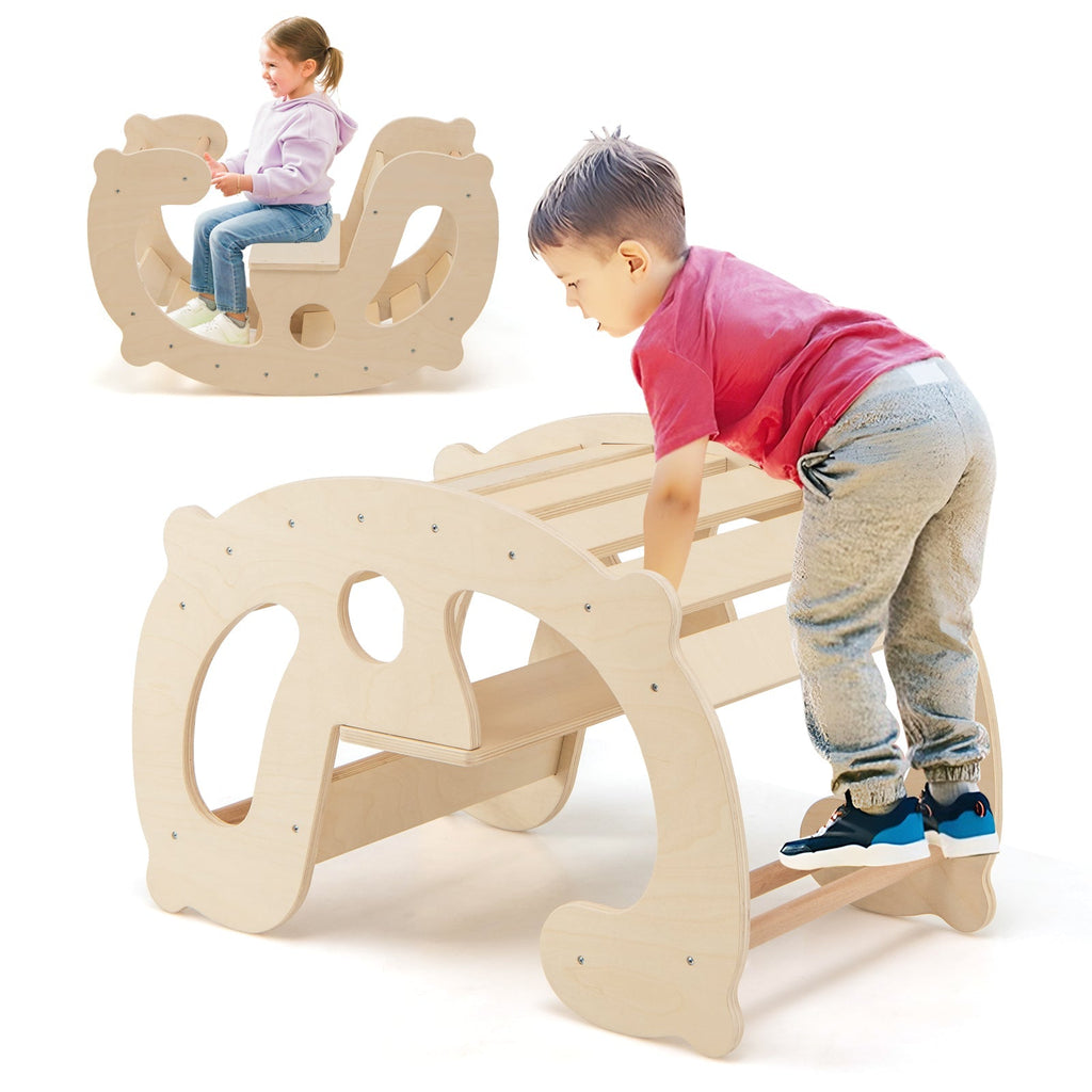 Montessori Rocking Horse Arch Climbing Toy GBruno Store