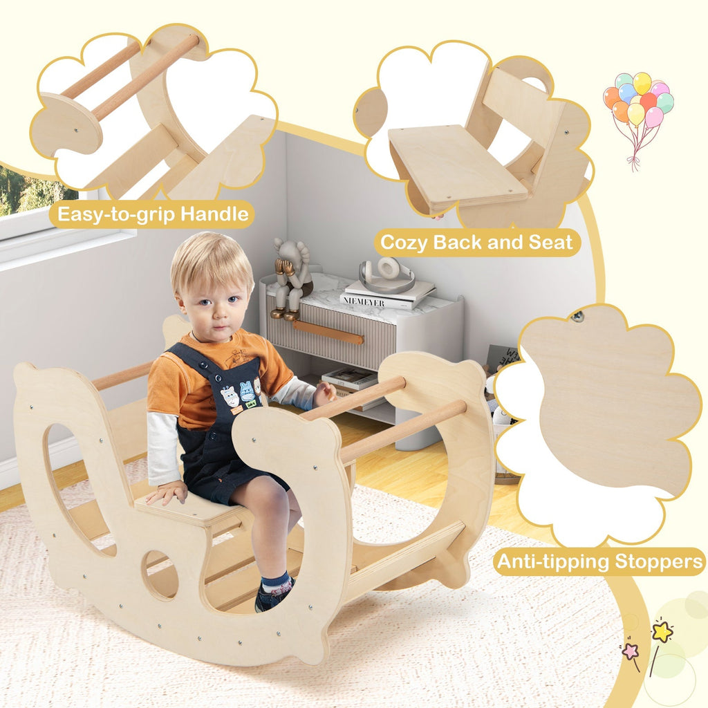 Montessori Rocking Horse Arch Climbing Toy GBruno Store