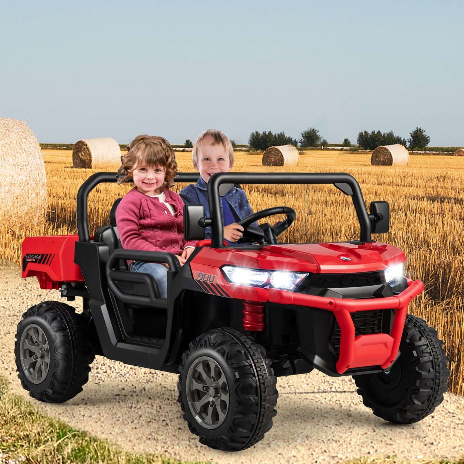 Ride on Dump Truck with Remote Control-Red GBruno Store