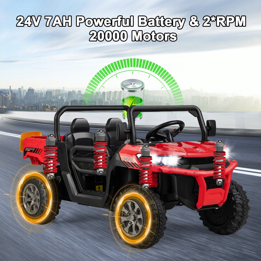 Ride on Dump Truck with Remote Control-Red GBruno Store
