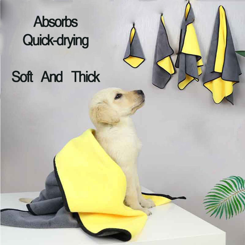 Double-Sided Absorbent Pet Drying Towel Pawpampered
