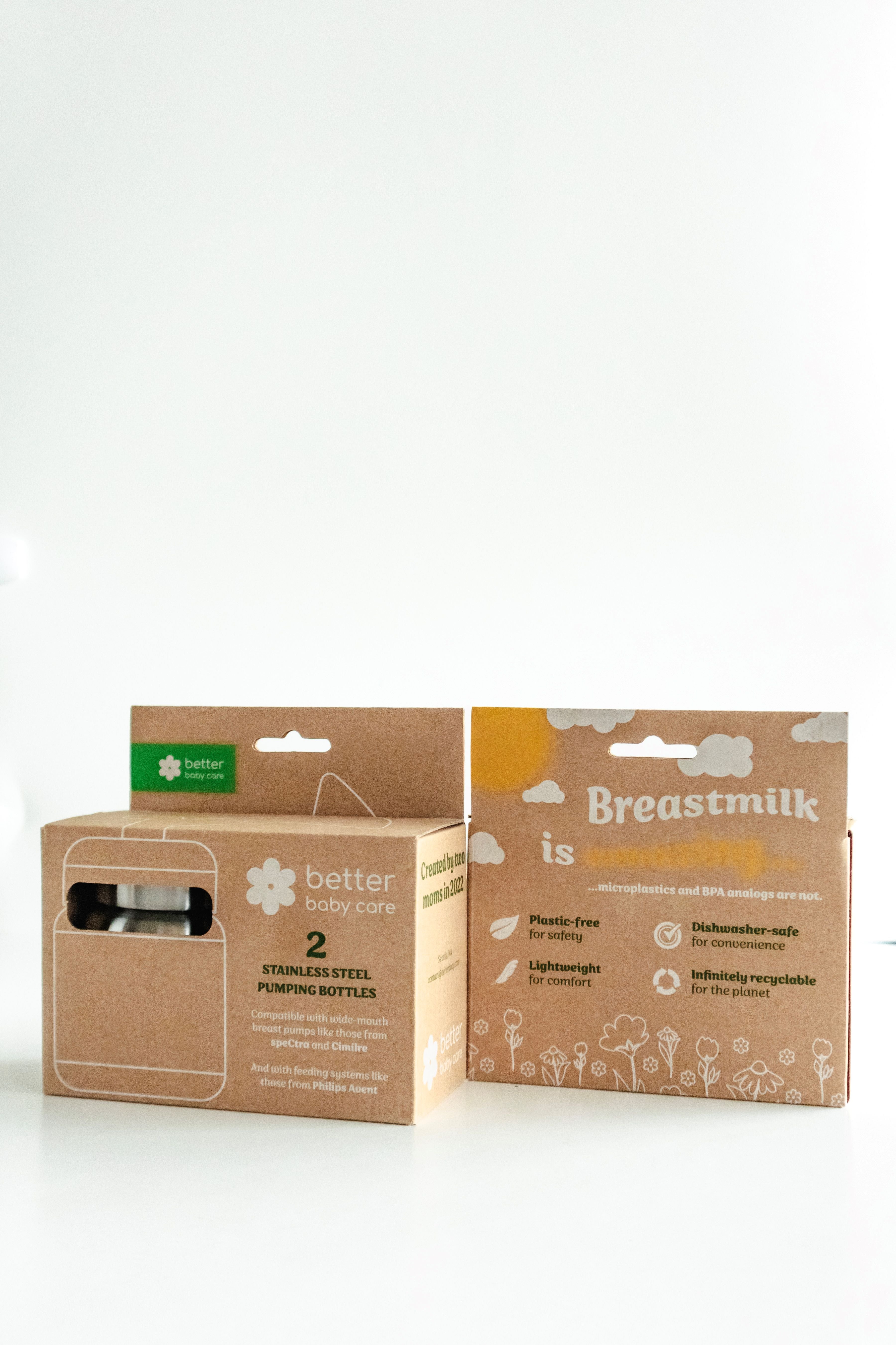 Better Baby Bottle - Pair better baby care