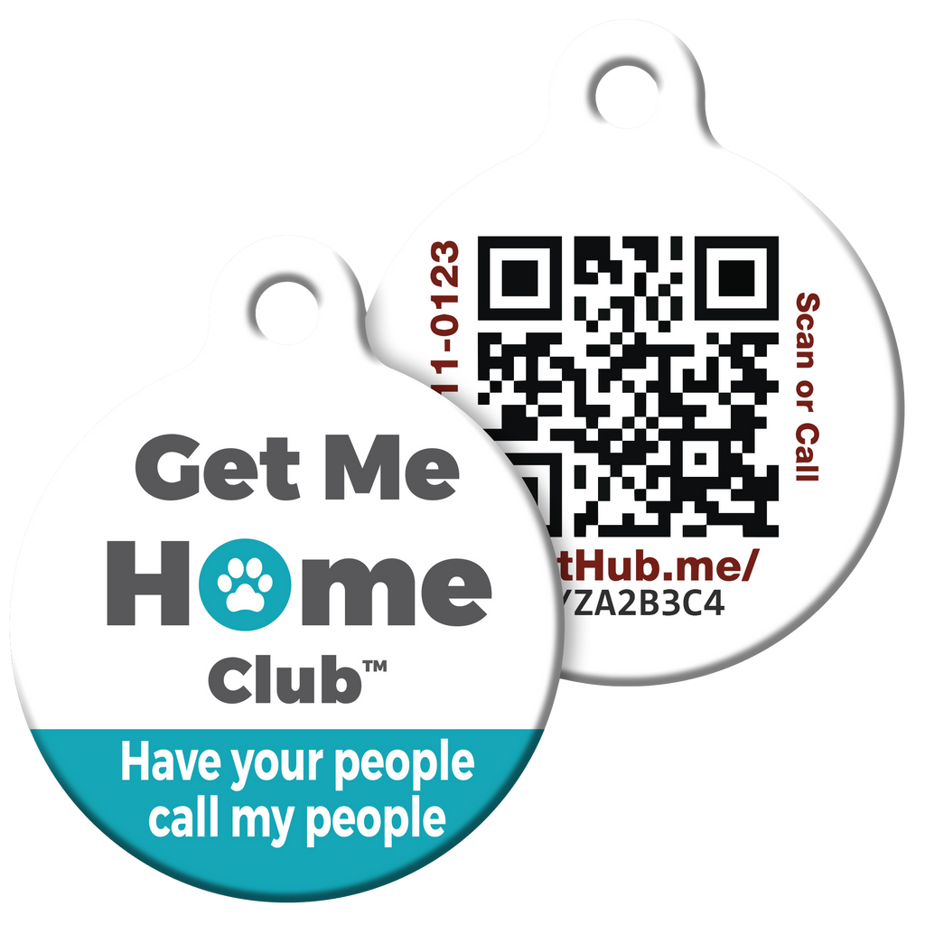 PetHub QR Pet ID Tag – Original Get Me Home Club PetHub