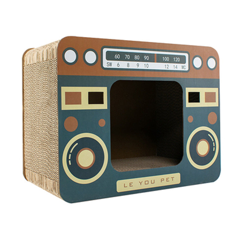 TV Set Household Fashion Scratch Board Cat Litter Box Pawpampered