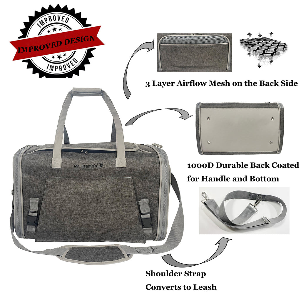 Mr. Peanut's Gold Series Standard Size Airline Compliant Expandable Pet Carrier V3.0 Mr. Peanut's Pet Carriers