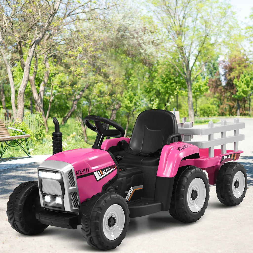 Tractor with 3-Gear-Shift & Ground Loader for Kids 3+ Years Old GBruno Store
