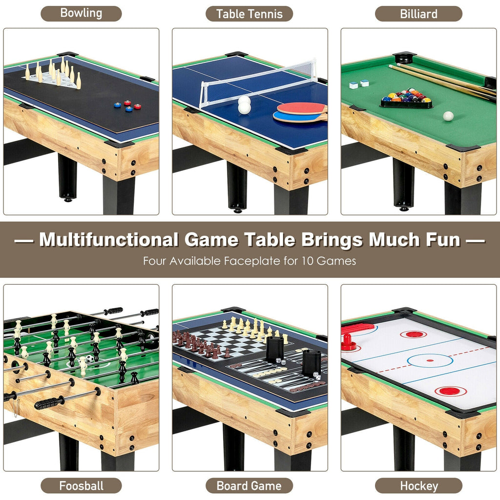 10-in-1 Multi Combo Game Table Set for Home DirectDeals