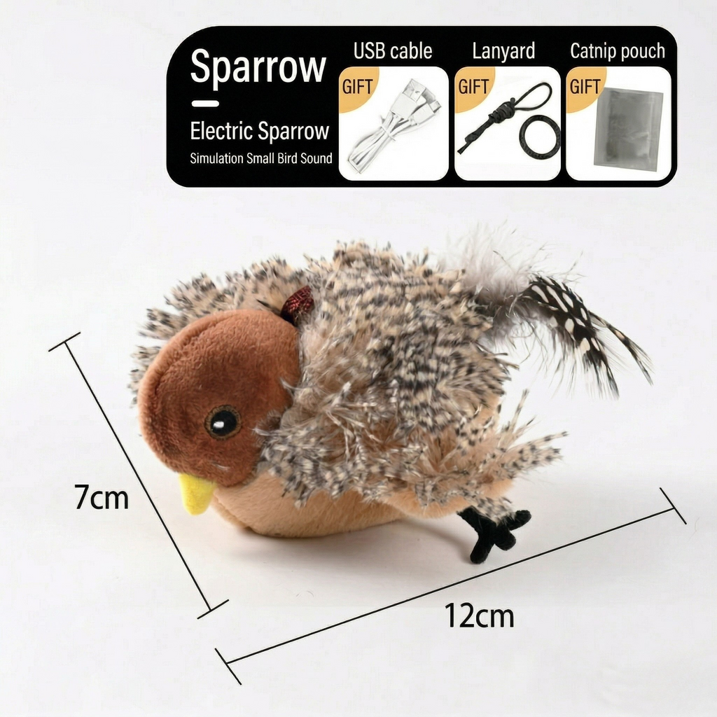Flapping Bird Interactive Cat Toy Midfox