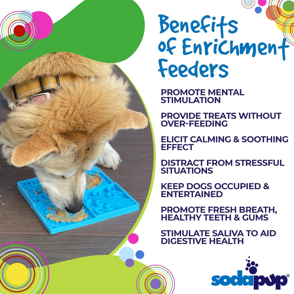 Sky eMat - Enrichment Lick Mat for Dogs and Cats | Celestial Design | SodaPup SodaPup/True Dogs, LLC