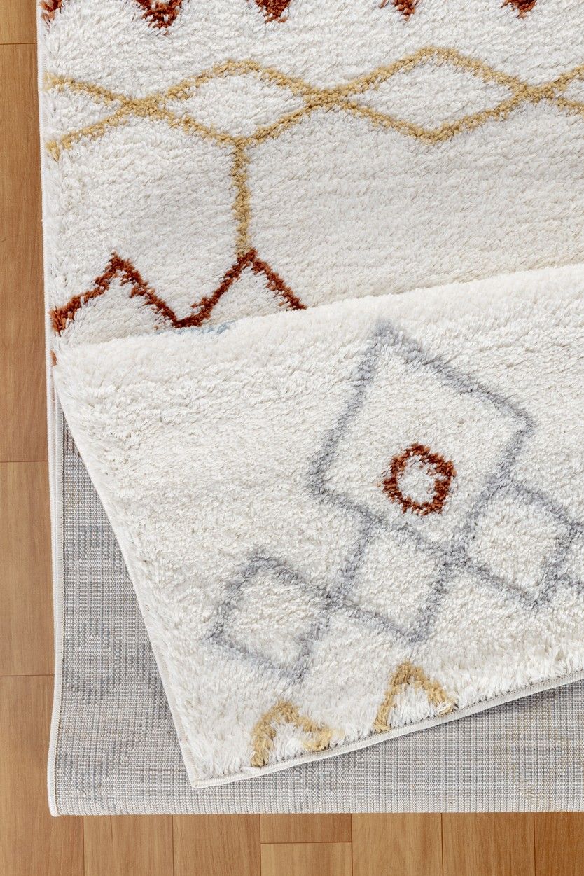 Loft Shag - 7'10" X 9'10" Shaggy Area Rug, Polypropylene - Ivory Unique Piece Furniture