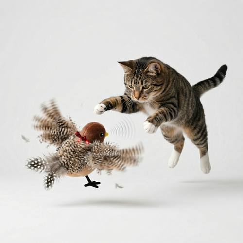 Flapping Bird Interactive Cat Toy Midfox