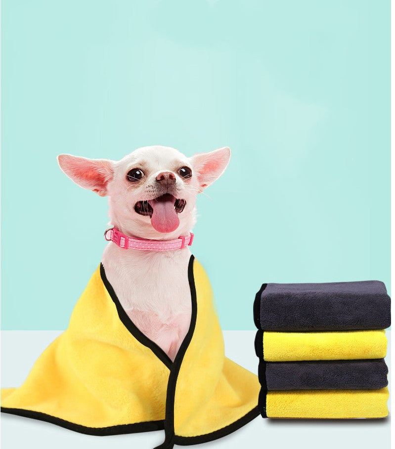 Double-Sided Absorbent Pet Drying Towel Pawpampered