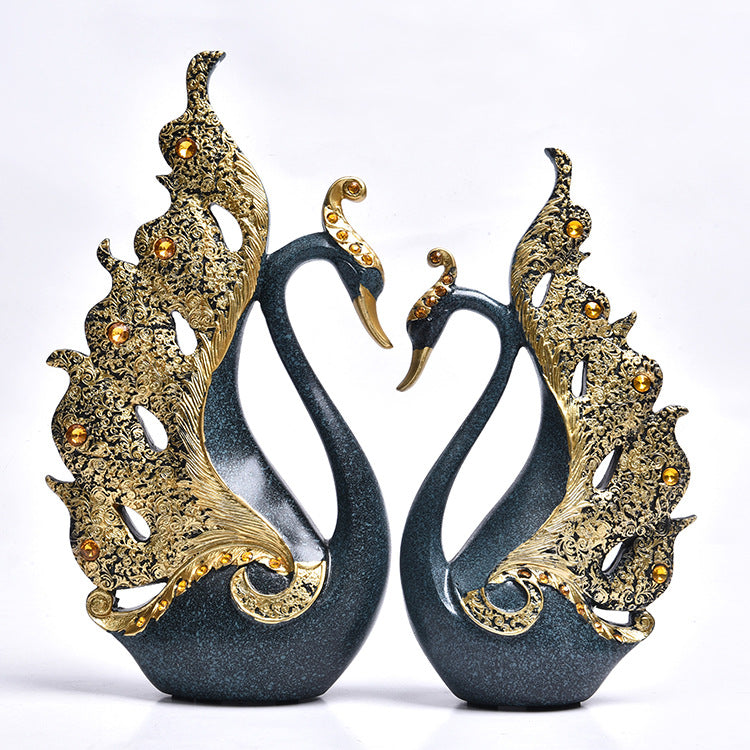 Couple Swan Home Decoration Best YouTube Store