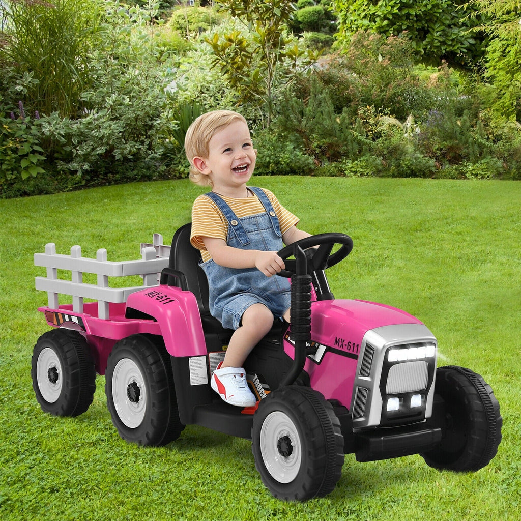 Tractor with 3-Gear-Shift & Ground Loader for Kids 3+ Years Old GBruno Store