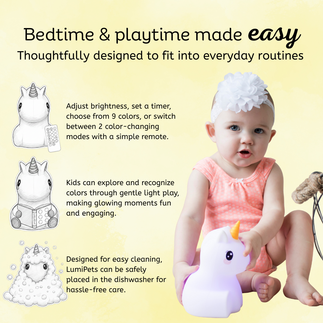 Unicorn Night Light by LumiPets® Lumieworld