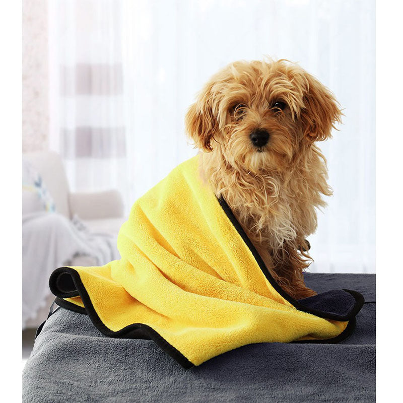 Double-Sided Absorbent Pet Drying Towel Pawpampered