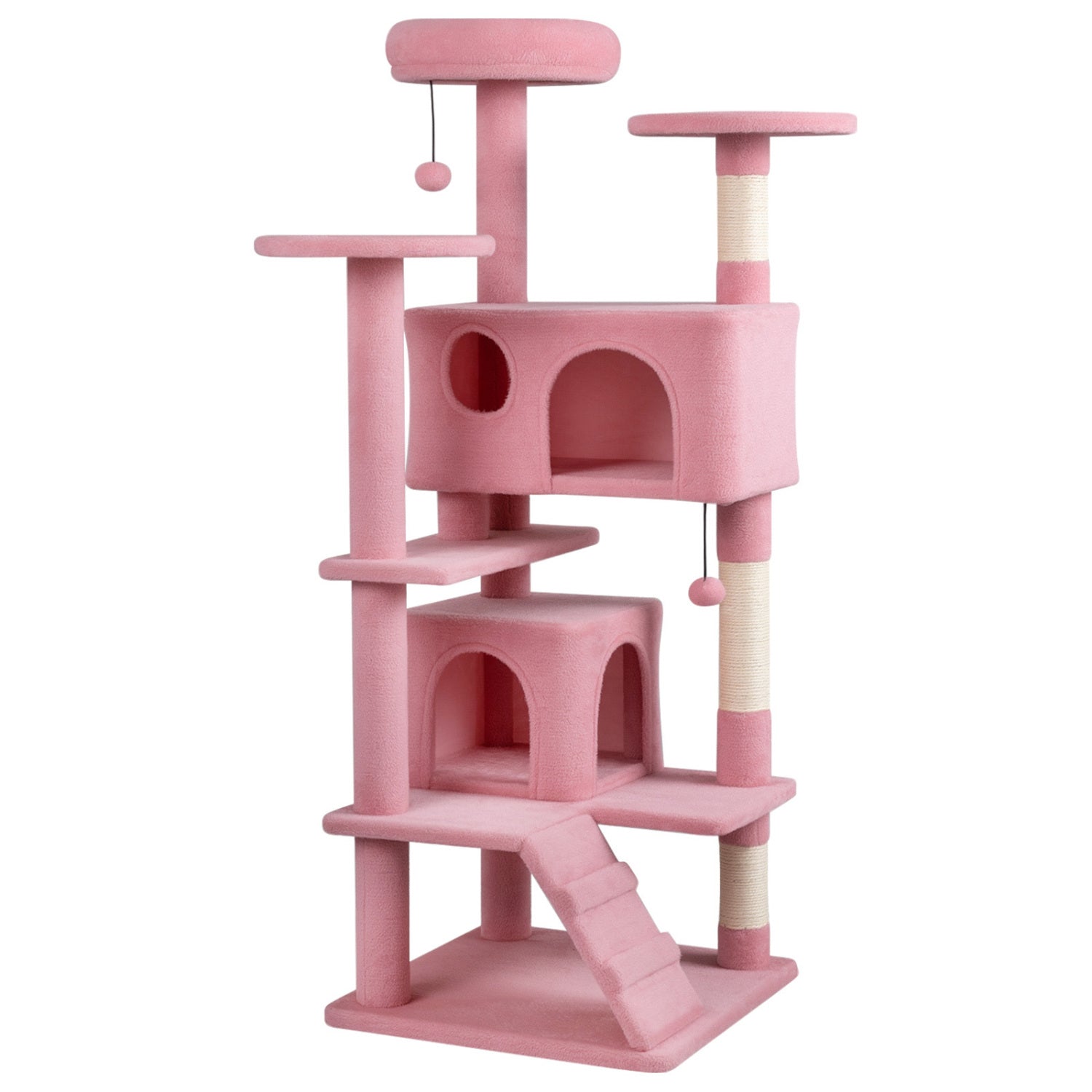 52 Inch Tall Cat Tree Tower for Indoor Cats DirectDeals