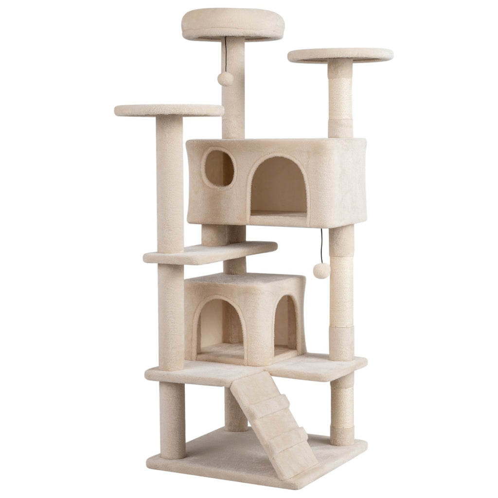 52 Inch Tall Cat Tree Tower for Indoor Cats DirectDeals