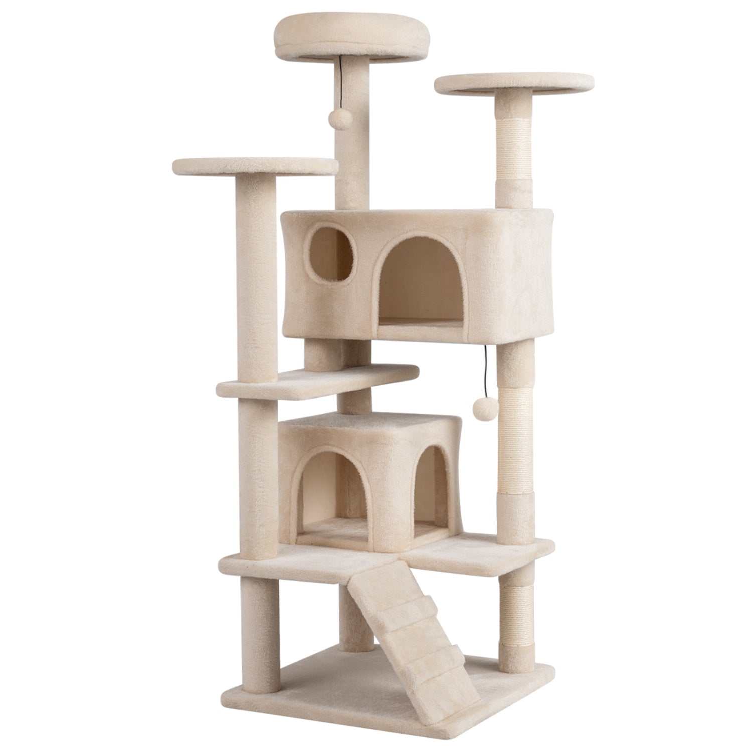 52 Inch Tall Cat Tree Tower for Indoor Cats DirectDeals