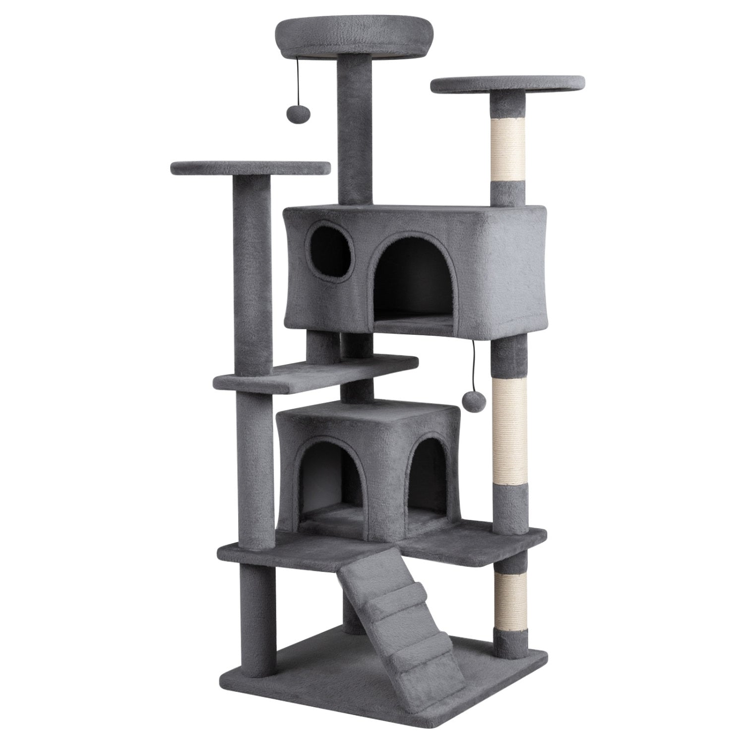 52 Inch Tall Cat Tree Tower for Indoor Cats DirectDeals