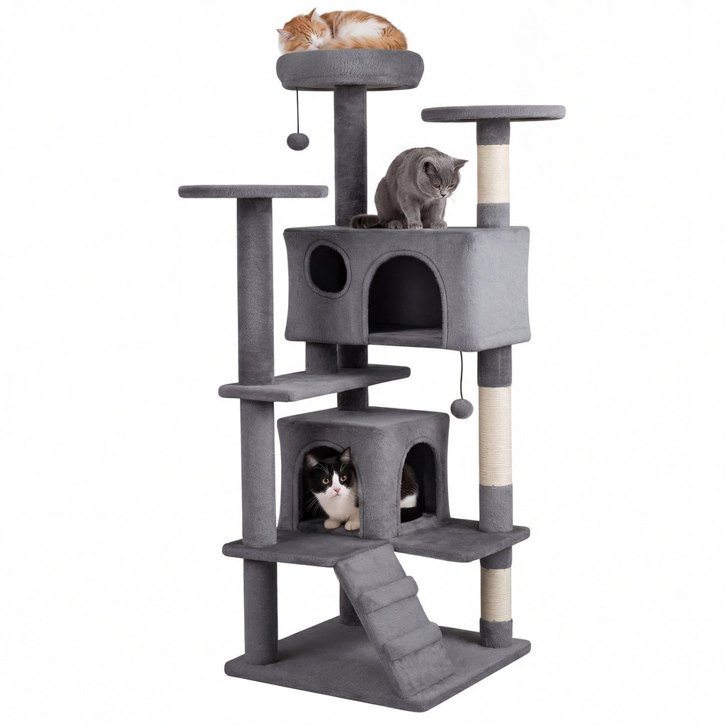 52 Inch Tall Cat Tree Tower for Indoor Cats DirectDeals