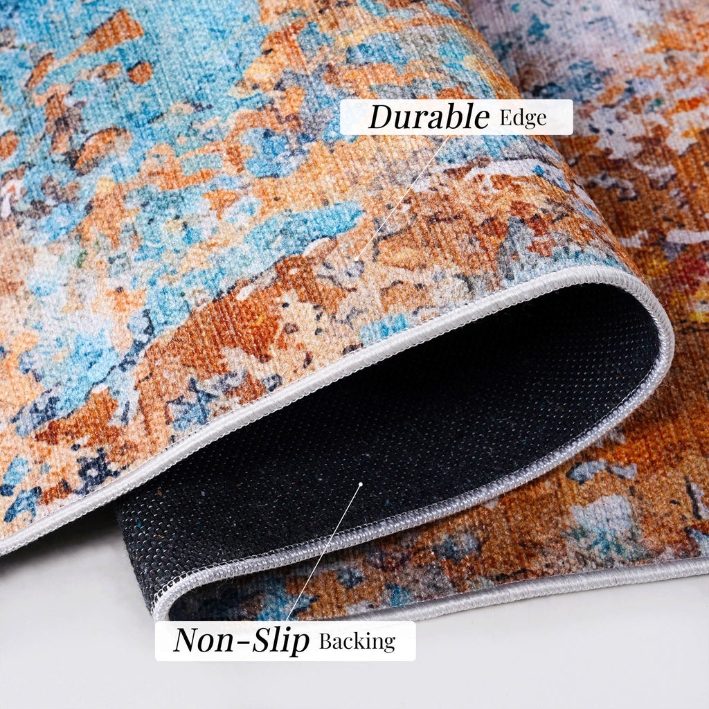 Maval - Stunning Washable Runner Rug Unique Piece Furniture