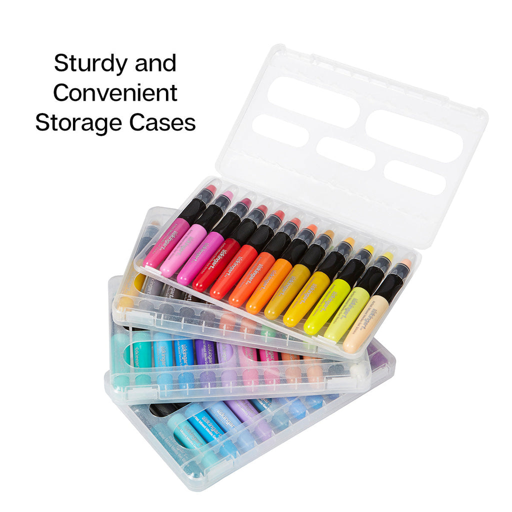 Mixed Media Gel Stick Crayons - 72 Colors KINGART