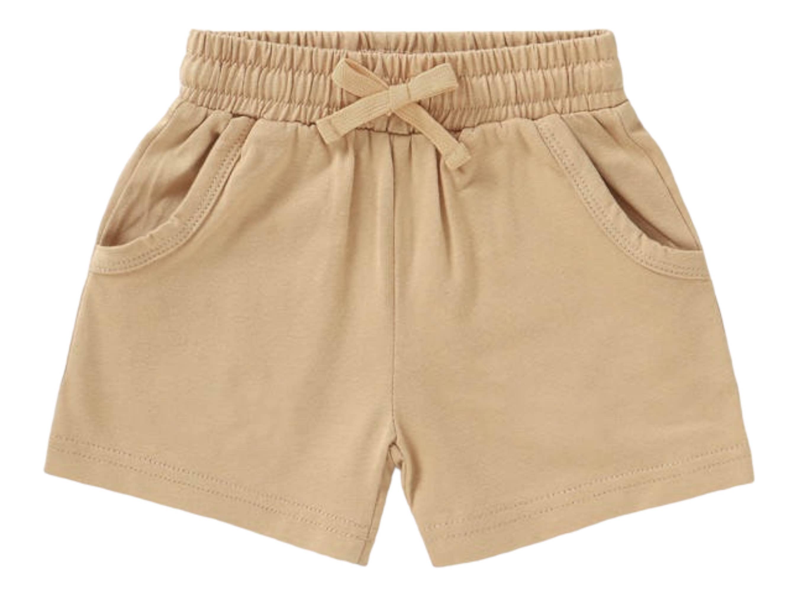 Neutral Shorts with pockets Little Organic Company