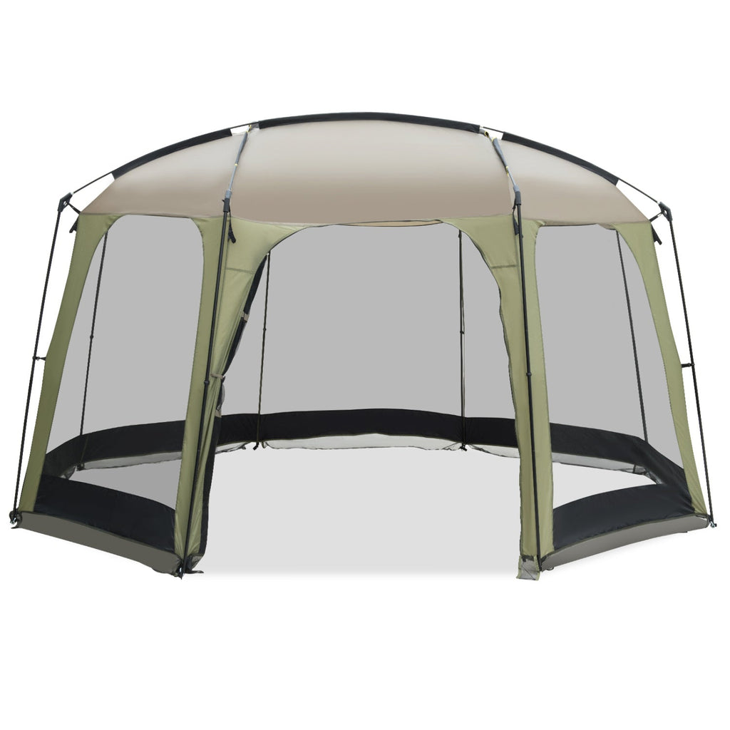 6-8 Person Netted Canopy Tent with Zippered Door DirectDeals