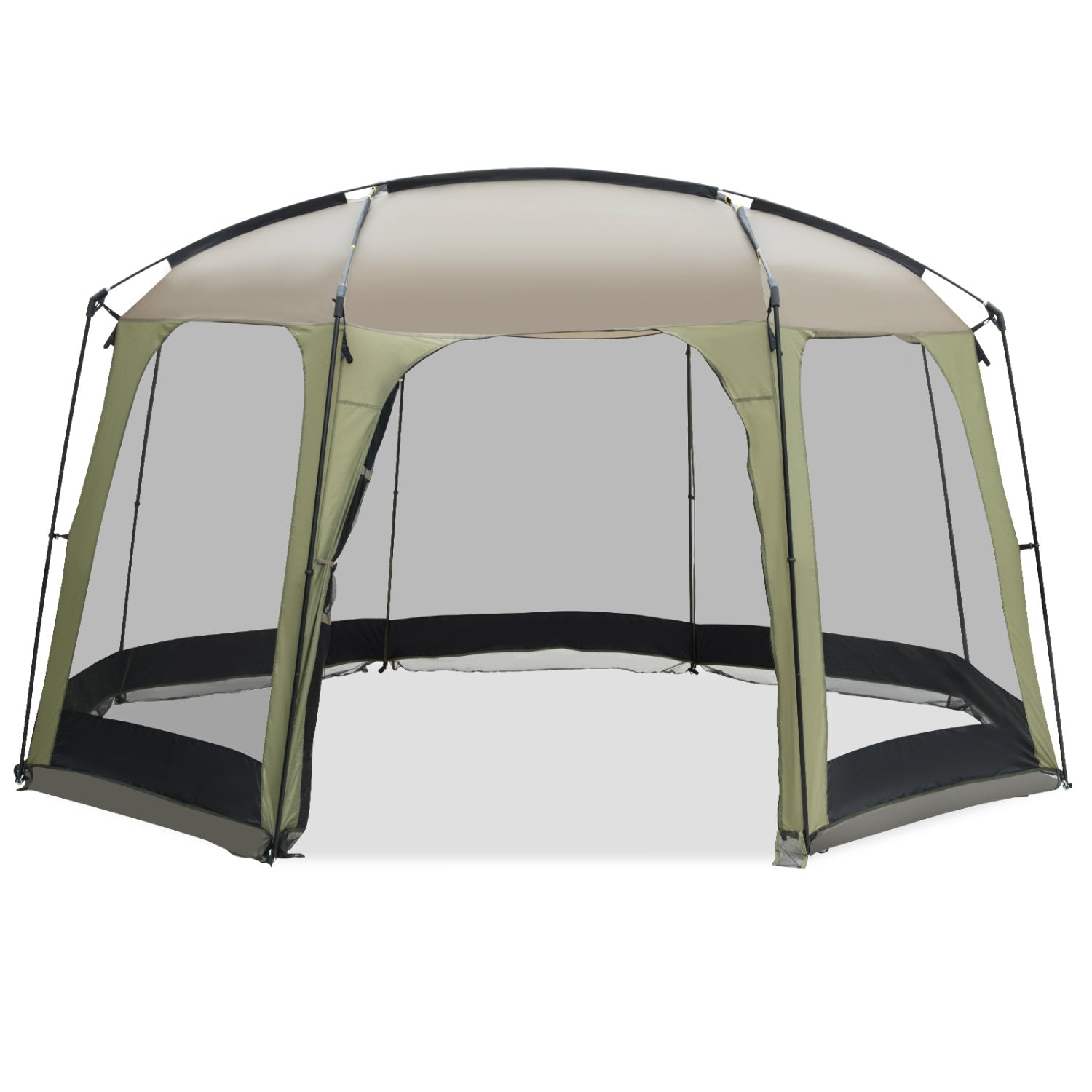 6-8 Person Netted Canopy Tent with Zippered Door DirectDeals