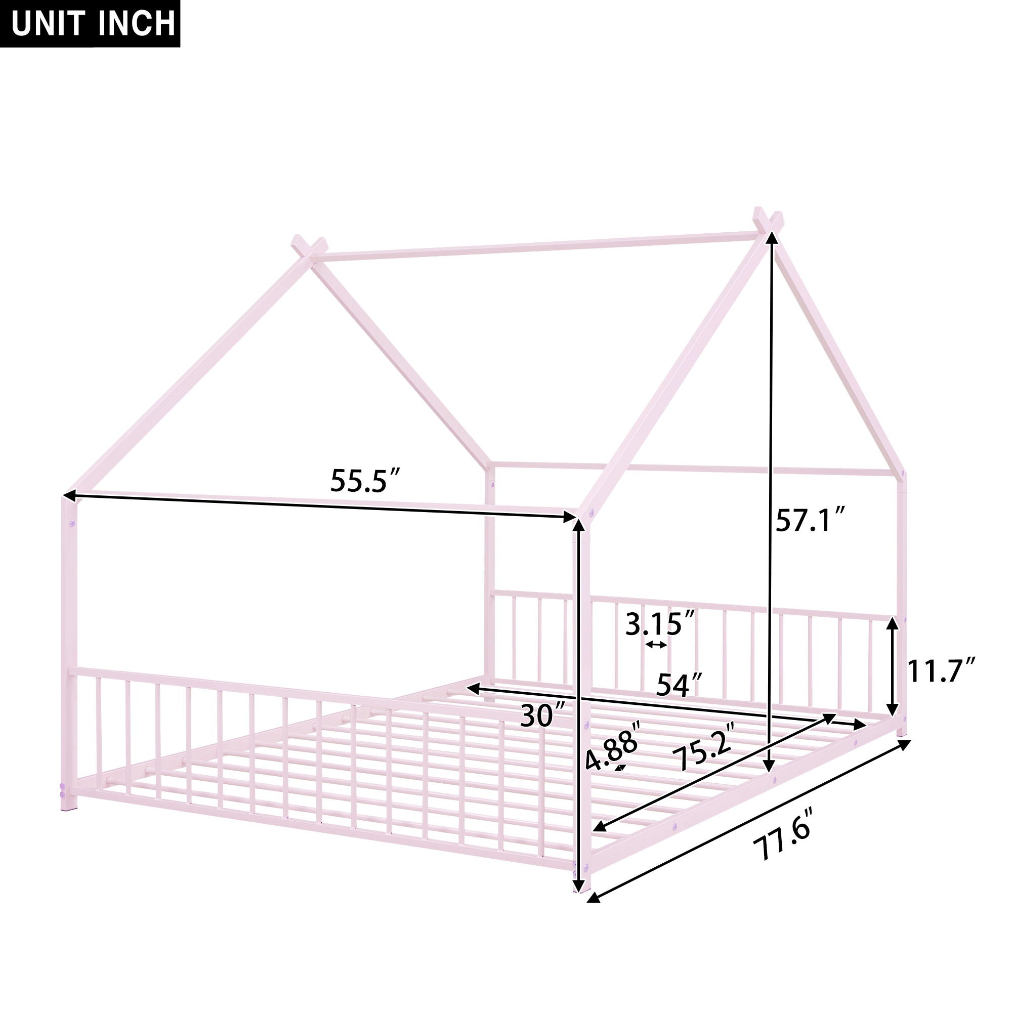 Metal House Bed Unique Piece Furniture