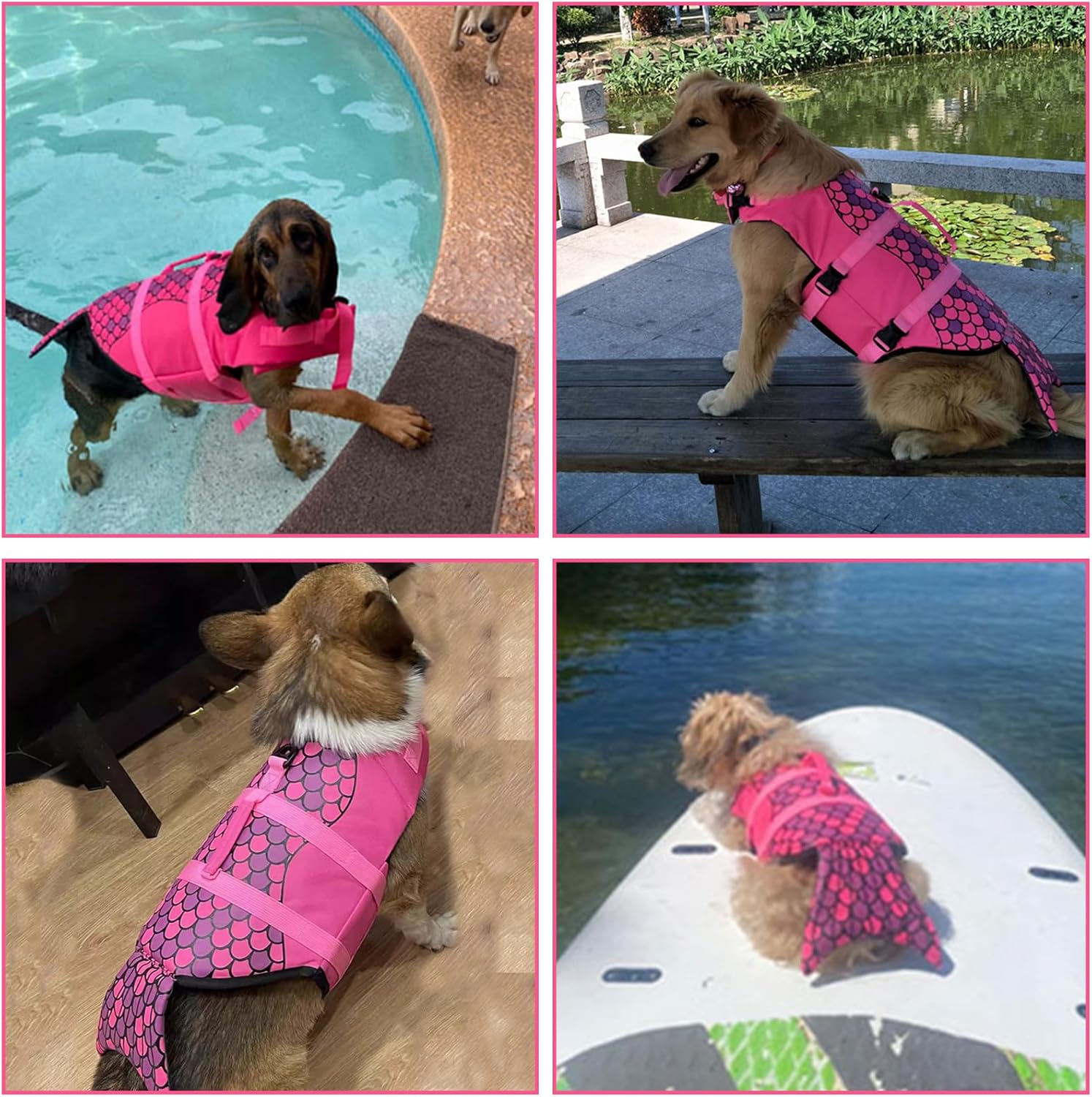 Dog life jacket pet swiming wear Jane's Pet Boutique